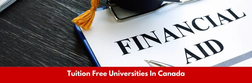 Tuition Free Universities In Canada